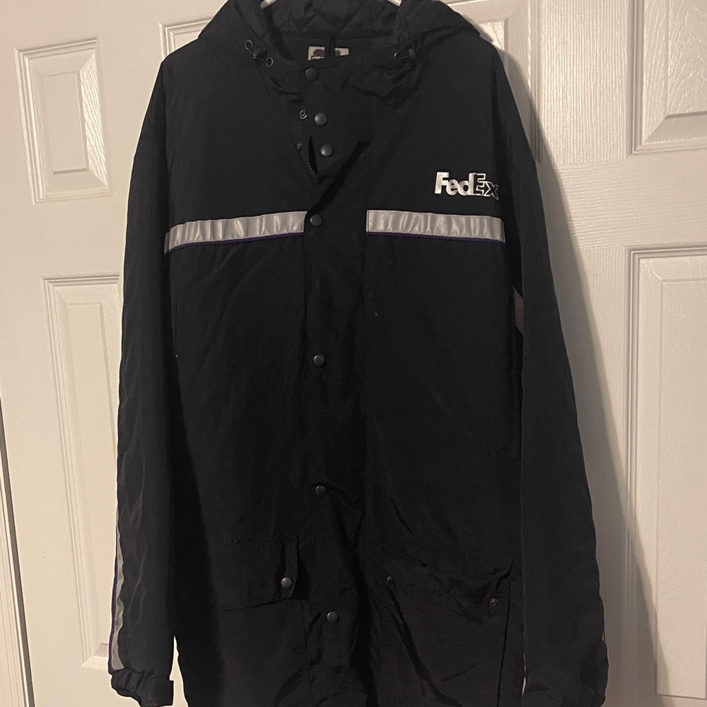 FedEx Black Bomber Jacket